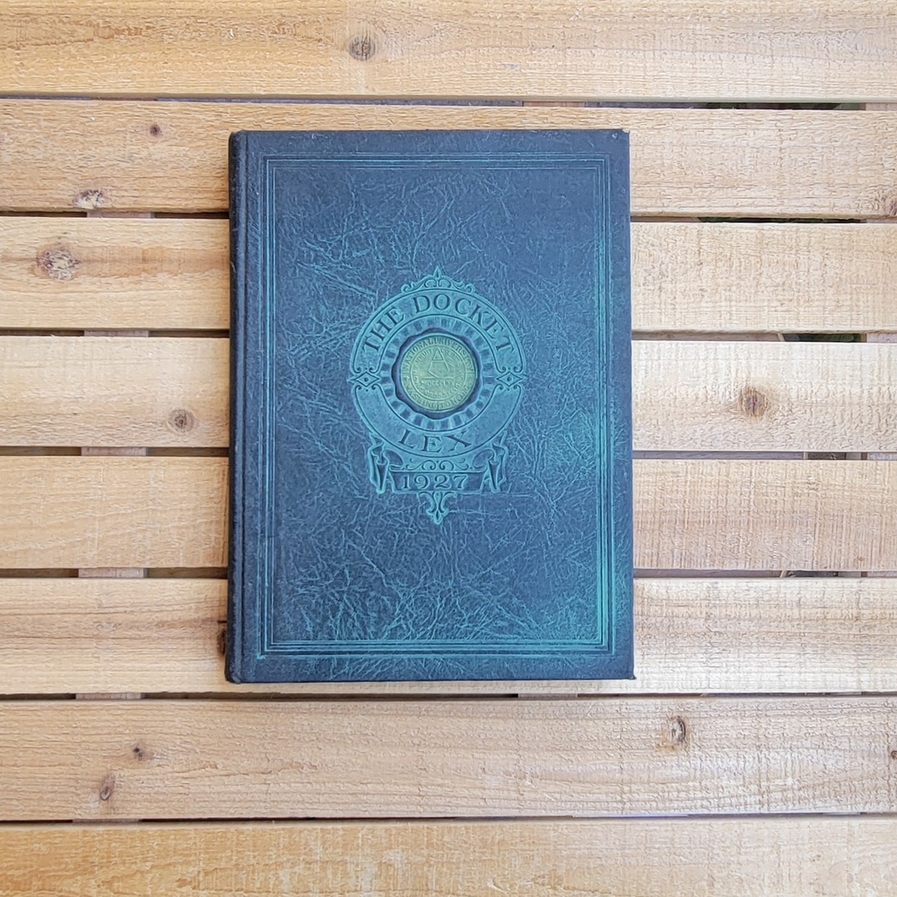 Vintage 1927 Yearbook: The Docket Lex/National University Of Law School, D.C.